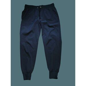 Crz Yoga Blue Drawstring Waist Pull On Jogger Women Size Medium Activewear